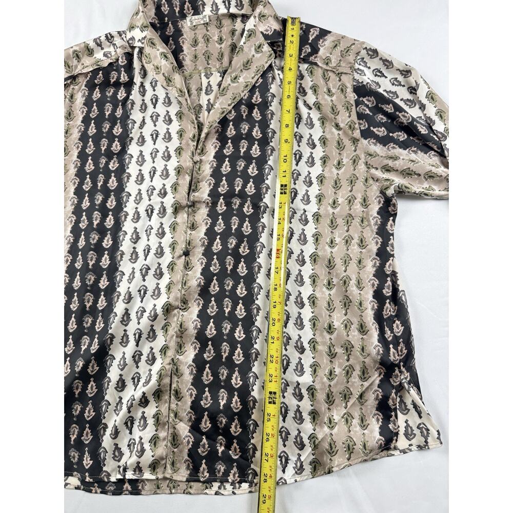 Free People Dreamy Days Pajama Top Sleep Shirt ONLY Neutral Combo Size Small - Picture 8 of 11